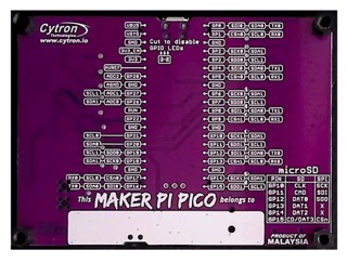 Maker PI PICO  onderkant